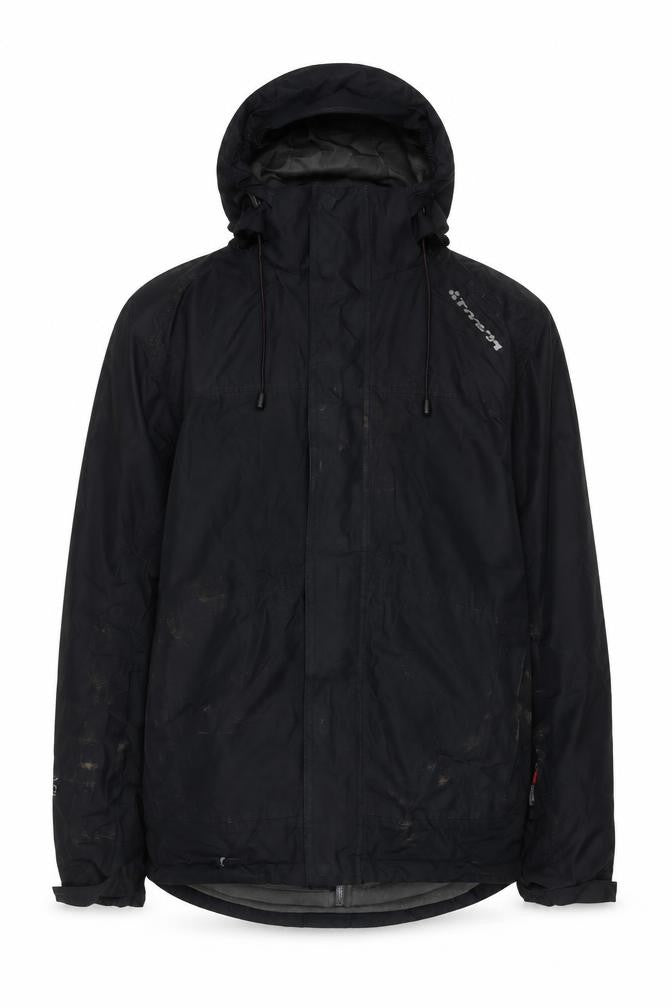 TOG24' Mens Black Jacket Coat Size S Zip - Logo