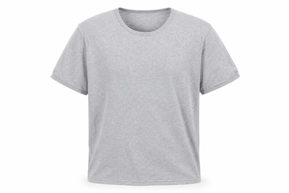 Marks & Spencer Mens Grey Cotton T-Shirt Size M Crew Neck