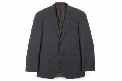 Front view of Autograph men’s grey wool jacket blazer, size 44, regular