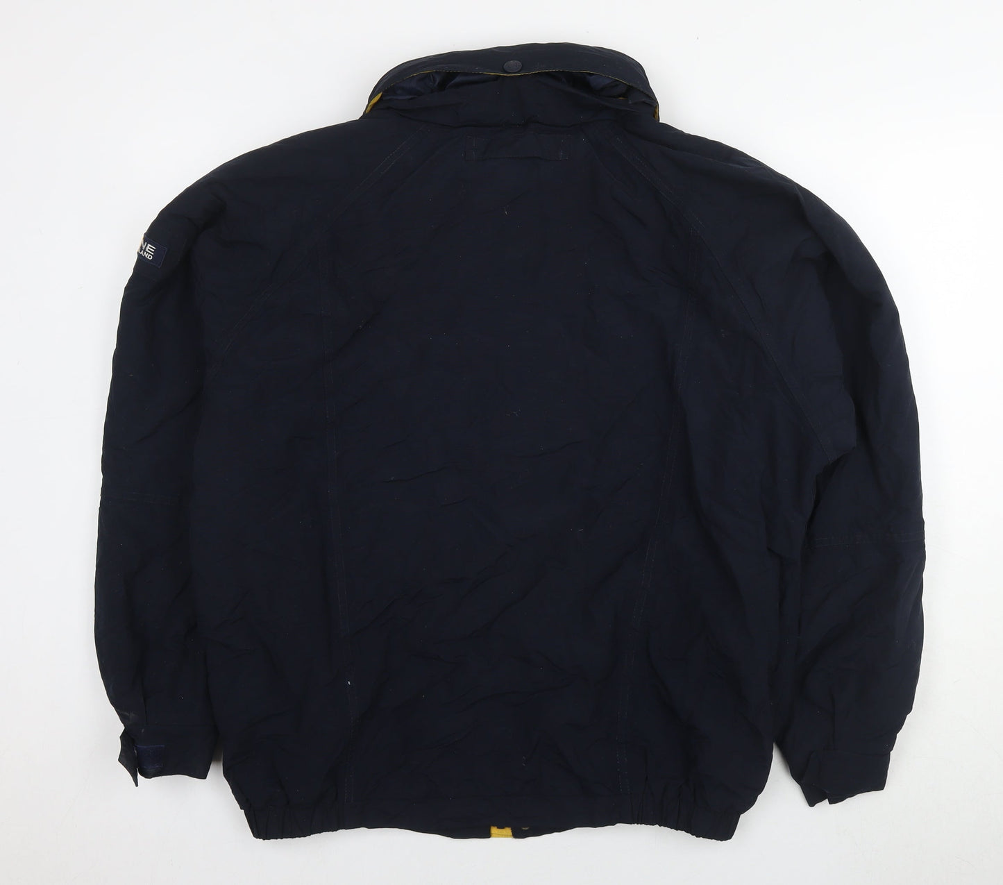 Maine Mens Blue Bomber Jacket Jacket Size M Zip