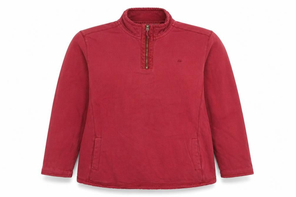 North Coast Womens Red Cotton Pullover Sweatshirt Size 2XL Pullover
