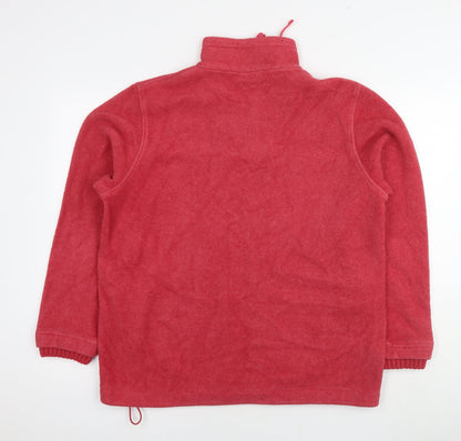 Joie de Vivre Womens Pink Polyester Pullover Sweatshirt Size L Pullover