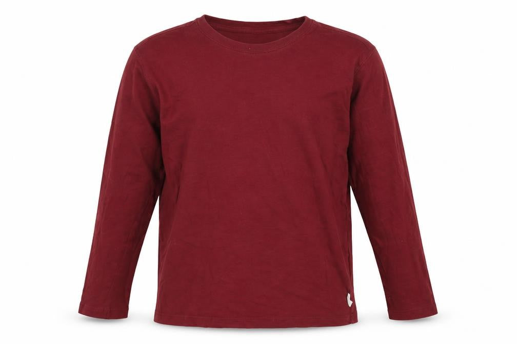 Zara Boys Red Cotton Basic T-Shirt Size 9 Years Round Neck Pullover