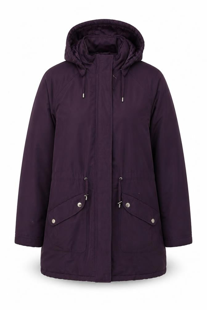 BHS Womens Purple Jacket Coat Size 12 Zip