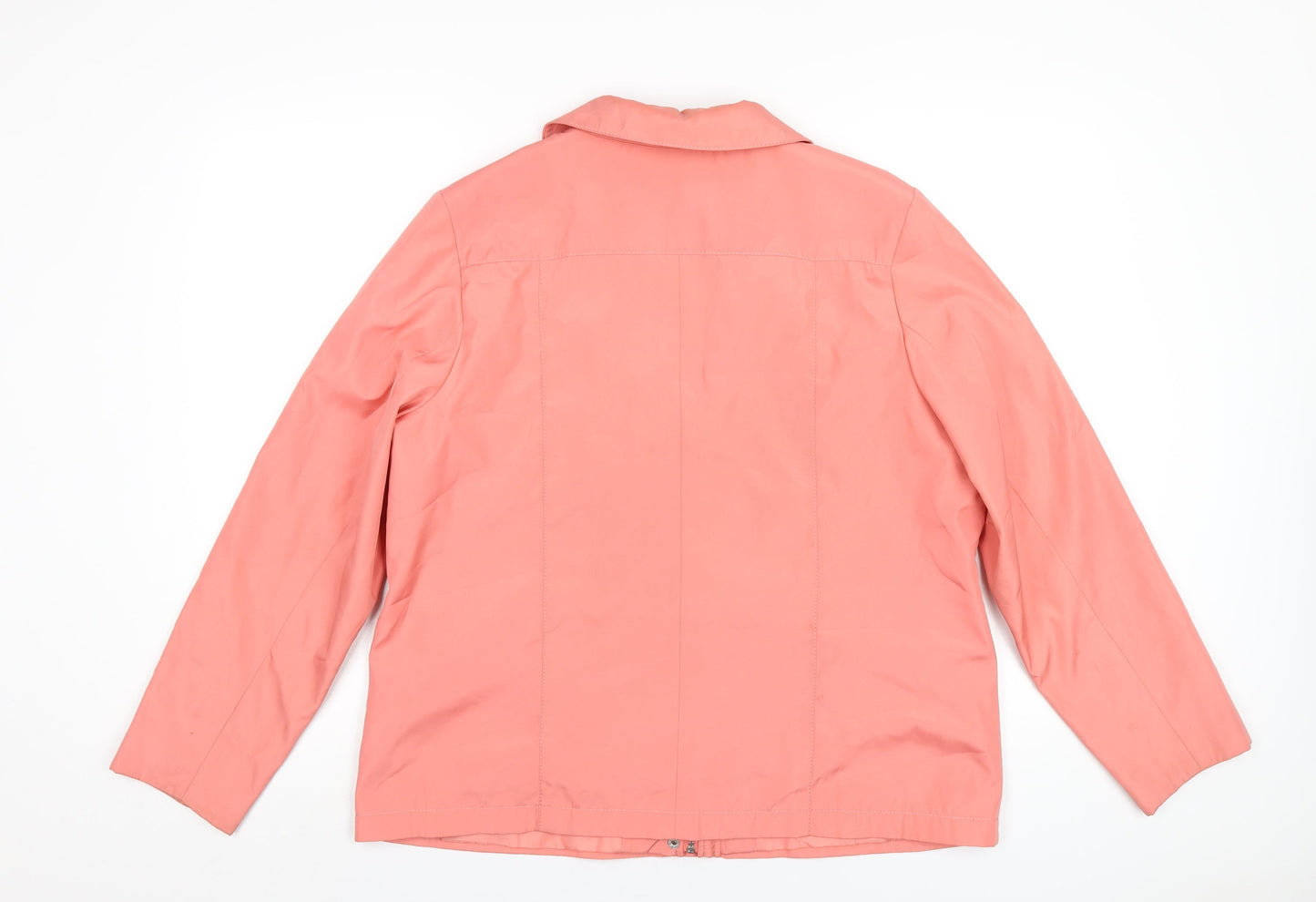 Bonmarché Womens Pink Jacket Coat Size M Zip