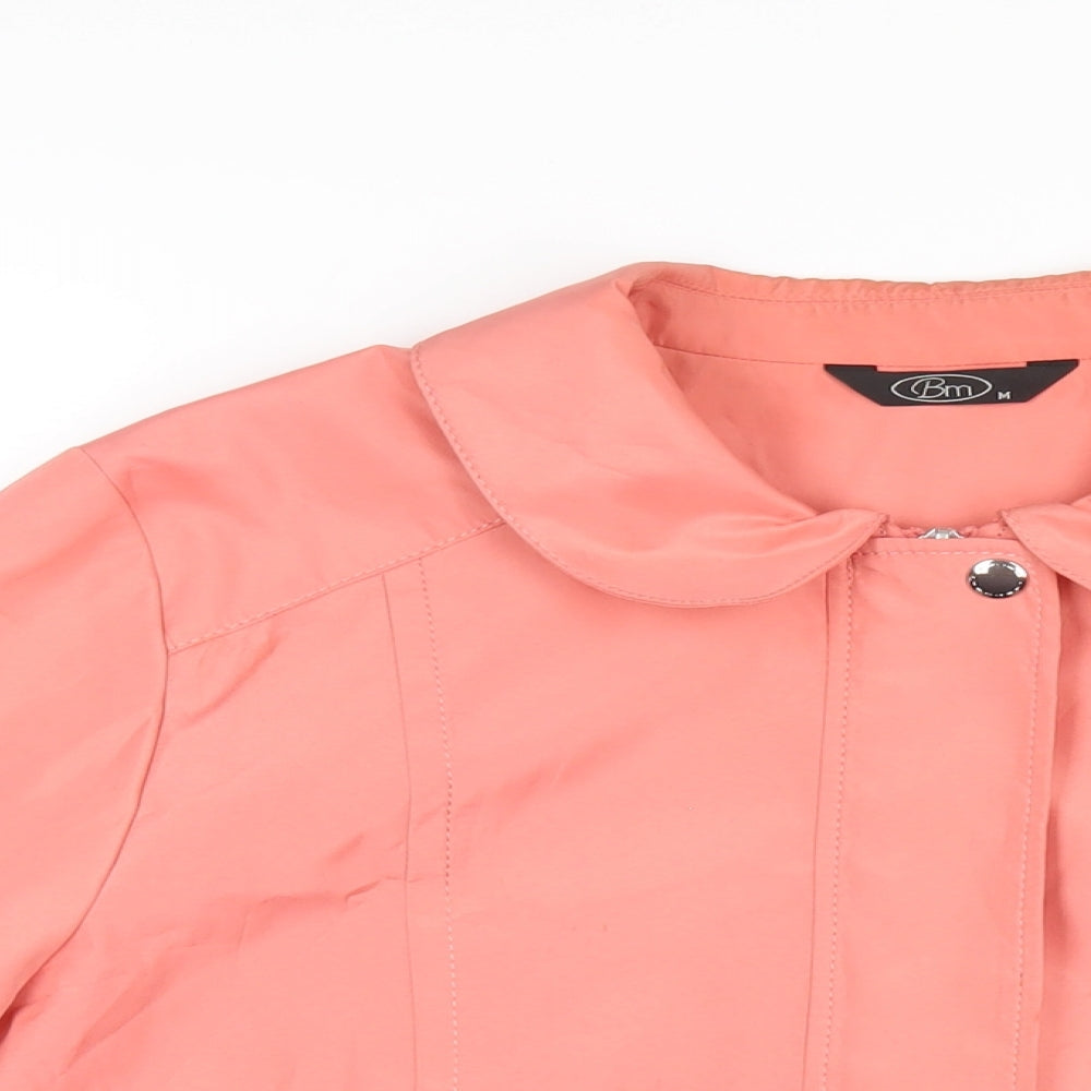 Bonmarché Womens Pink Jacket Coat Size M Zip