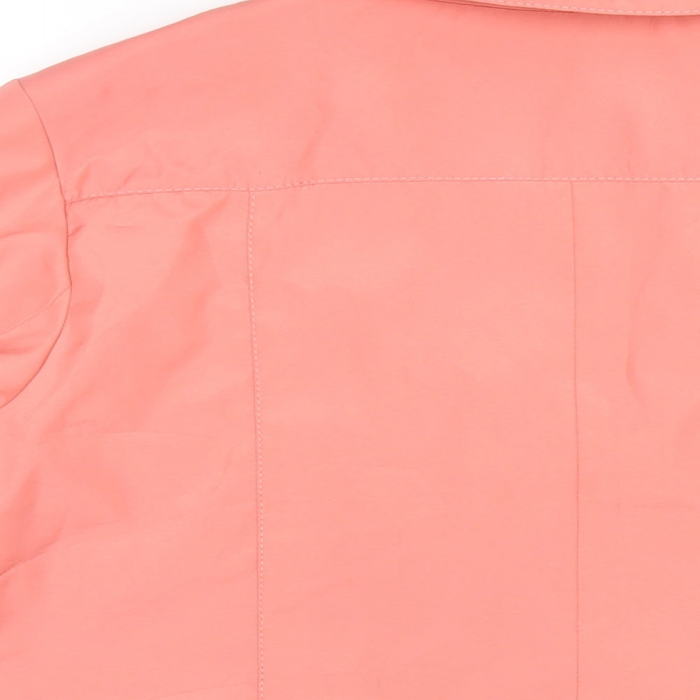 Bonmarché Womens Pink Jacket Coat Size M Zip