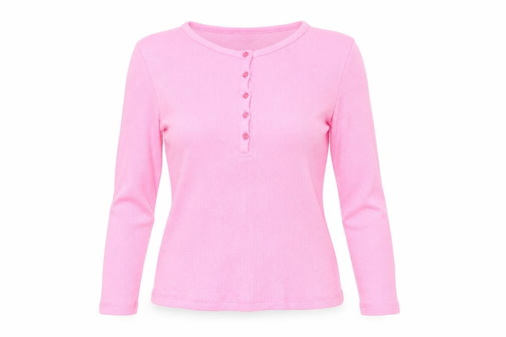 By Boutique Womens Pink Cotton Basic T-Shirt Size XL Crew Neck