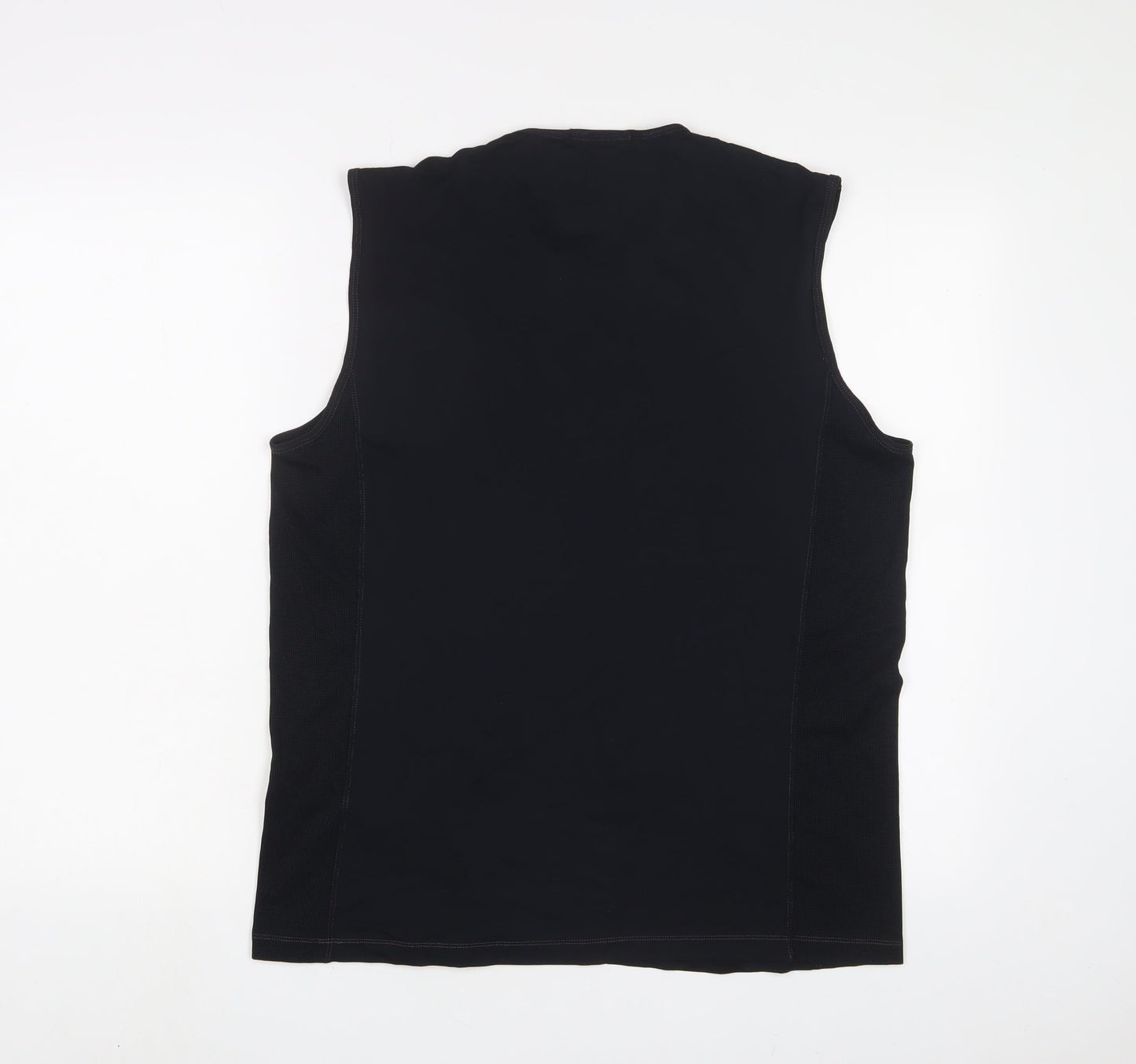 Marks and Spencer Womens Black Polyamide Basic Tank Size XL Crew Neck
