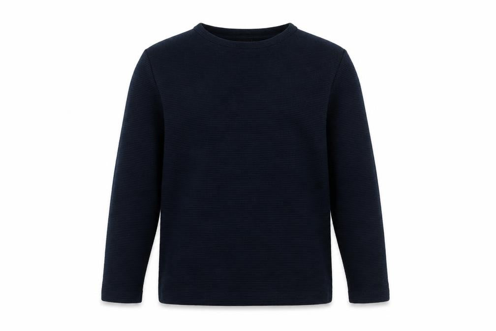 Zara Mens Blue Cotton Pullover Sweatshirt Size S