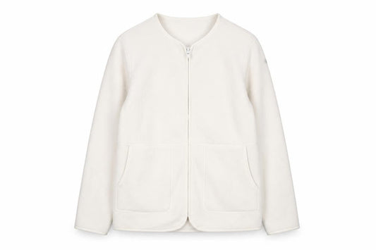Marks & Spencer Womens White Jacket Size M Zip