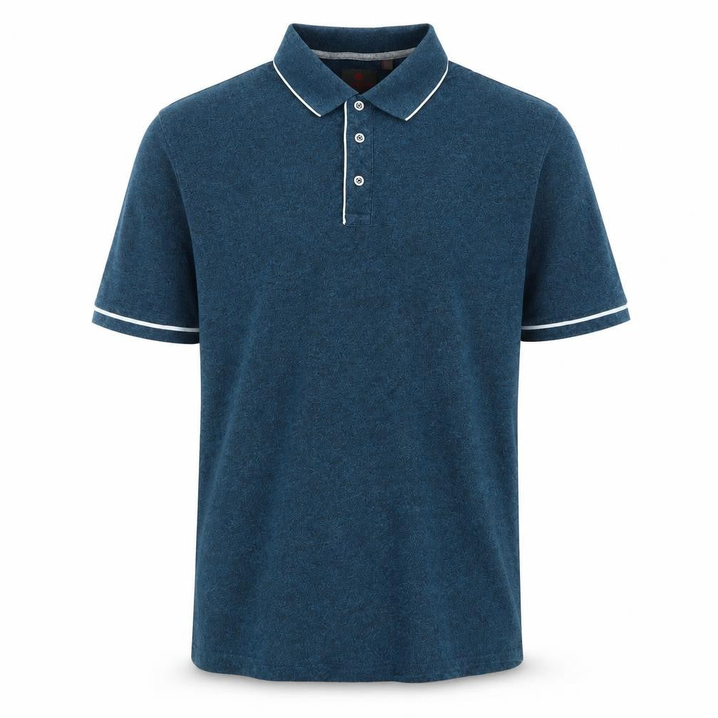 Louis Feraud Mens Blue Cotton Polo Size XL Collared - Logo