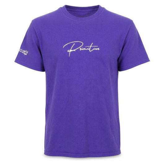 Dragon Ball Z Womens Purple Cotton Basic T-Shirt Size S Crew Neck - Logo - primitive