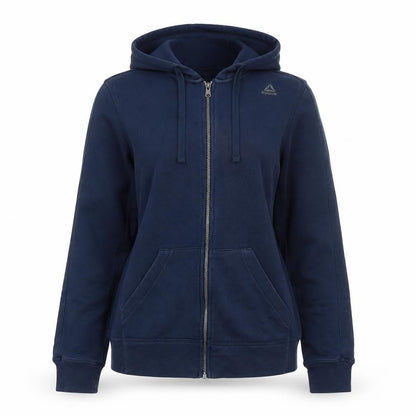 Reebok Womens Blue Jacket Size S Zip - Logo