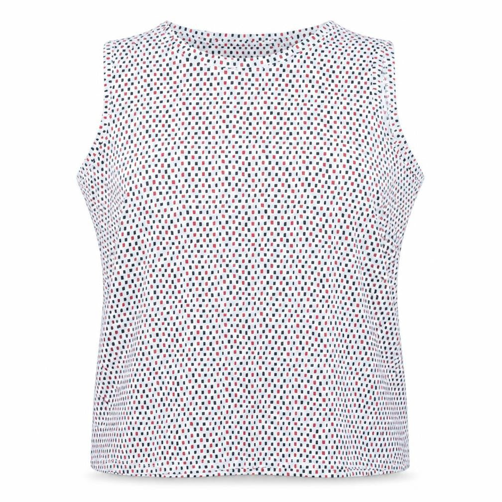 Marks & Spencer Womens White Cotton Basic Tank Size 20 Boat Neck