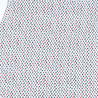 Marks & Spencer Womens White Cotton Basic Tank Size 20 Boat Neck
