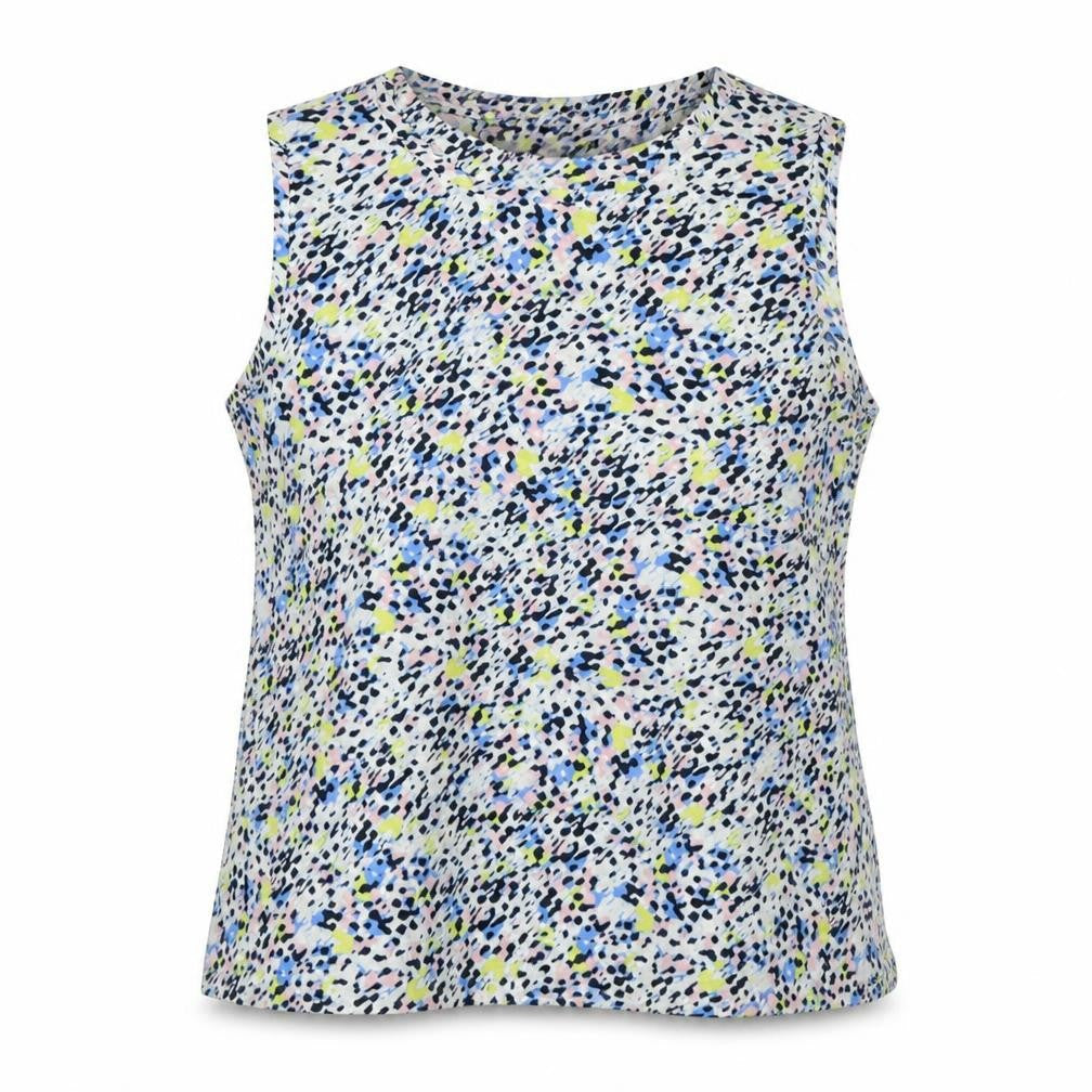Marks & Spencer Womens Multicoloured Animal Print Polyester Basic T-Shirt Size 18 Scoop Neck
