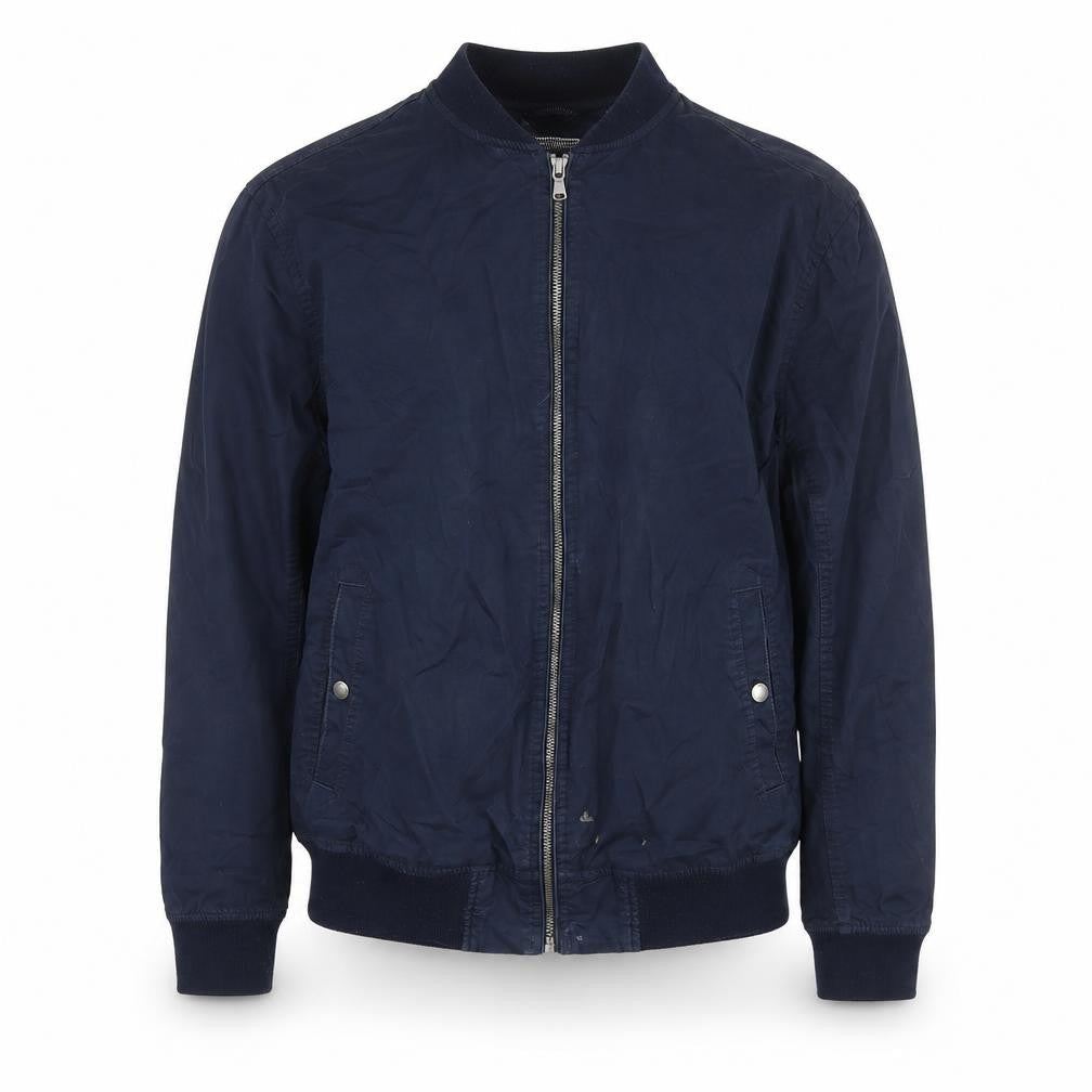 Red Herring Mens Blue Bomber Jacket Jacket Size XL Zip