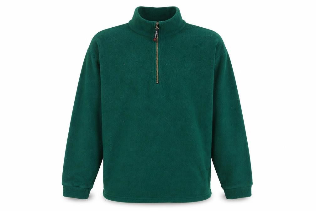 Tokker Mens Green Polyester Pullover Sweatshirt Size S - Polartec