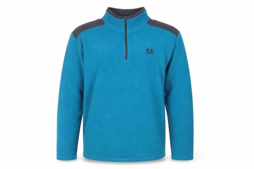 Atlas for Men Mens Blue Polyester Pullover Sweatshirt Size L