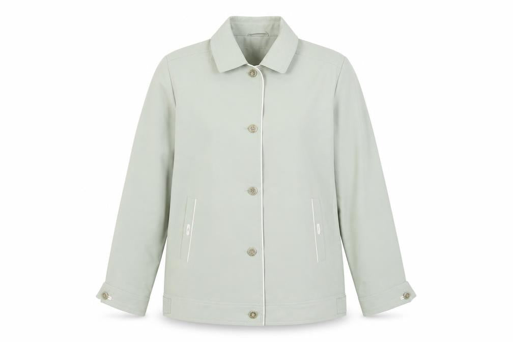 David Barry Womens Green Jacket Size 16 Button - Lightweight