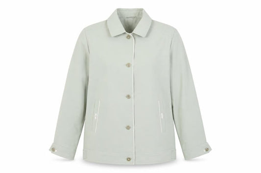 David Barry Womens Green Jacket Size 16 Button - Lightweight