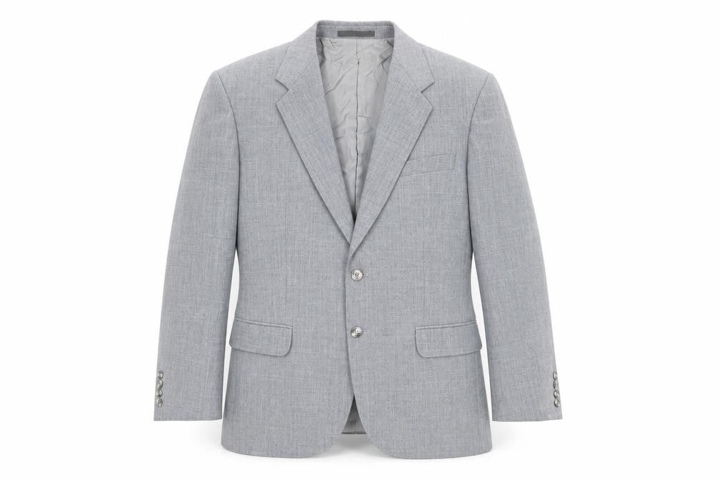 St Michael Mens Grey Polyester Jacket Suit Jacket Size 38 Regular