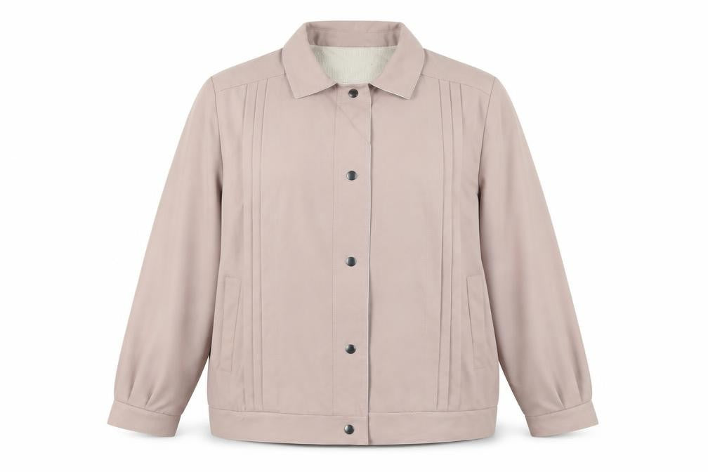 Scotchgard Womens Pink Jacket Size 18 Snap - Lightweight Shower Resistant