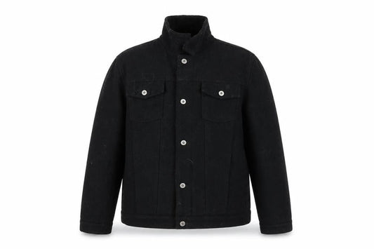 ASOS Mens Black Jacket Size L Button