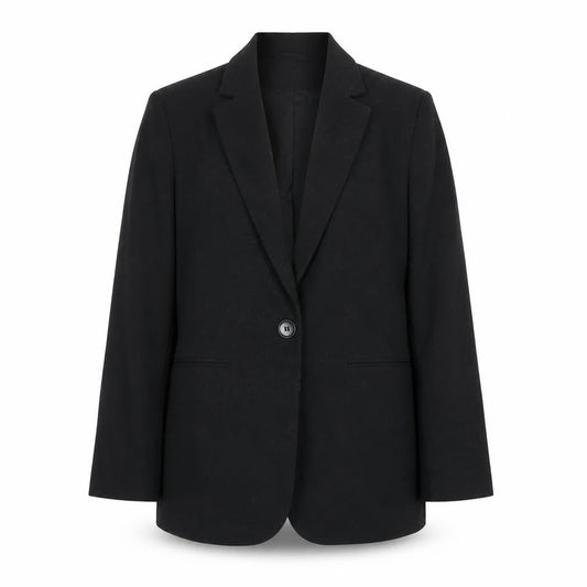Marks & Spencer Womens Black Polyester Jacket Blazer Size 12