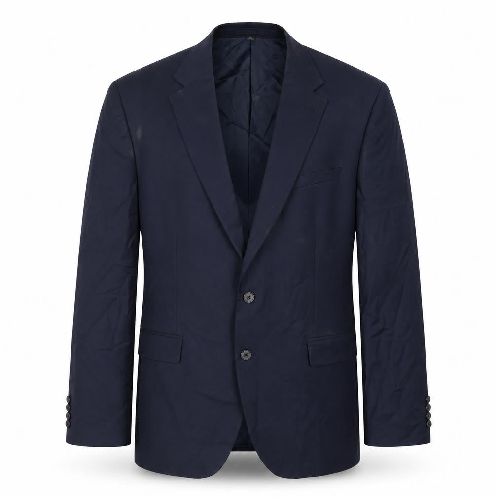 Marks & Spencer Mens Blue Polyester Jacket Blazer Size 44 Regular