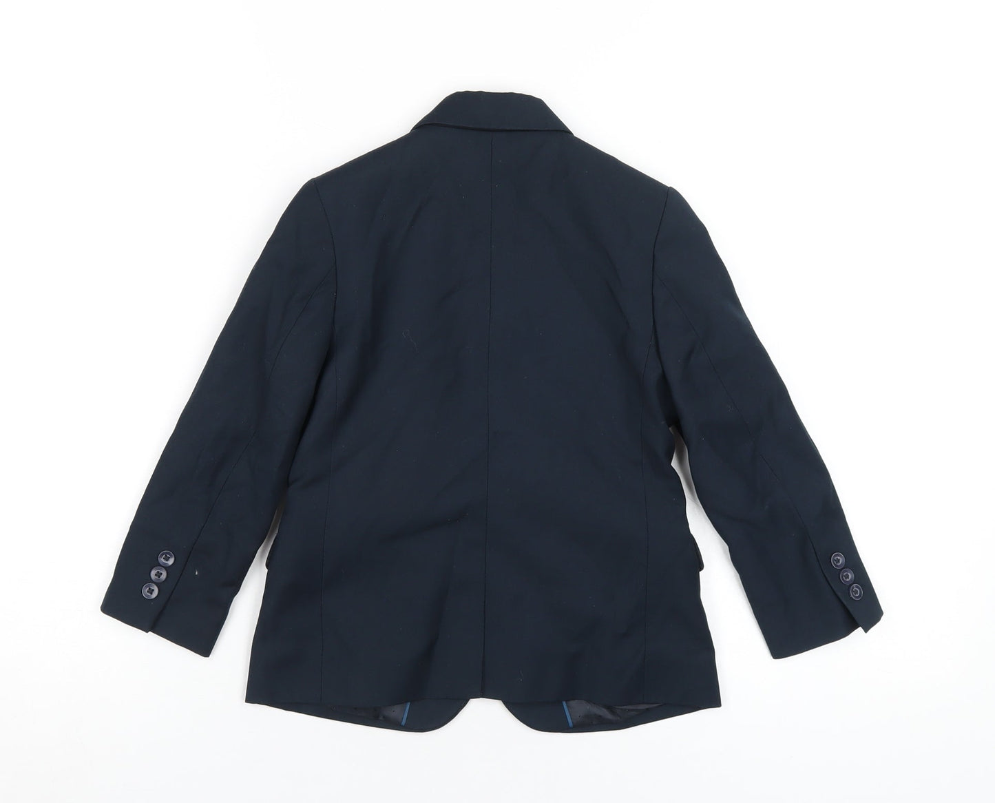 H&M Boys Blue Jacket Blazer Size 4-5 Years Button