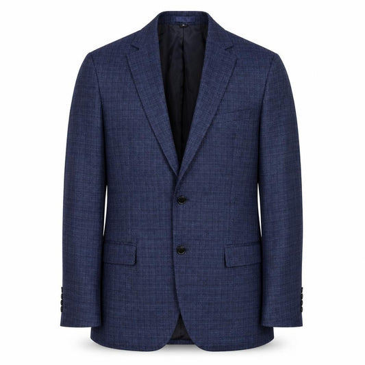 Marks & Spencer Mens Blue Polyester Jacket Blazer Size 42 Regular