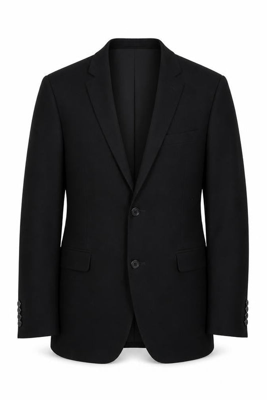 OneSix5ive Mens Black Polyester Jacket Blazer Size 36 Regular
