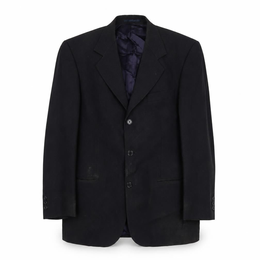 Suits Your Mens Black Polyester Jacket Blazer Size 38 Regular