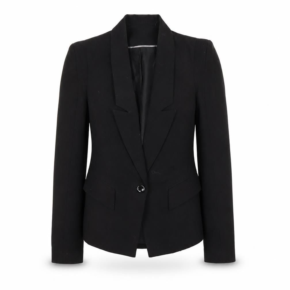 Red Herring Womens Black Polyester Jacket Blazer Size 10