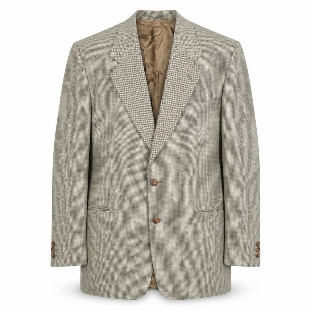 Marks & Spencer Mens Beige Wool Jacket Blazer Size 40 Regular