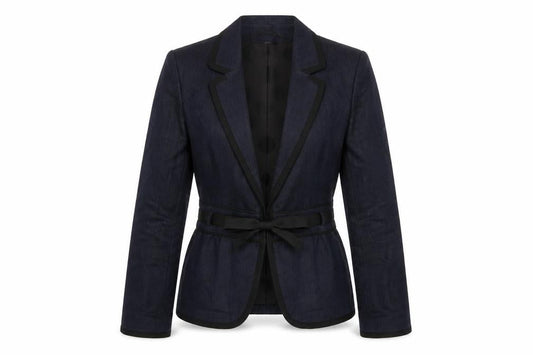 Next Womens Blue Jacket Blazer Size 8 Hook & Eye