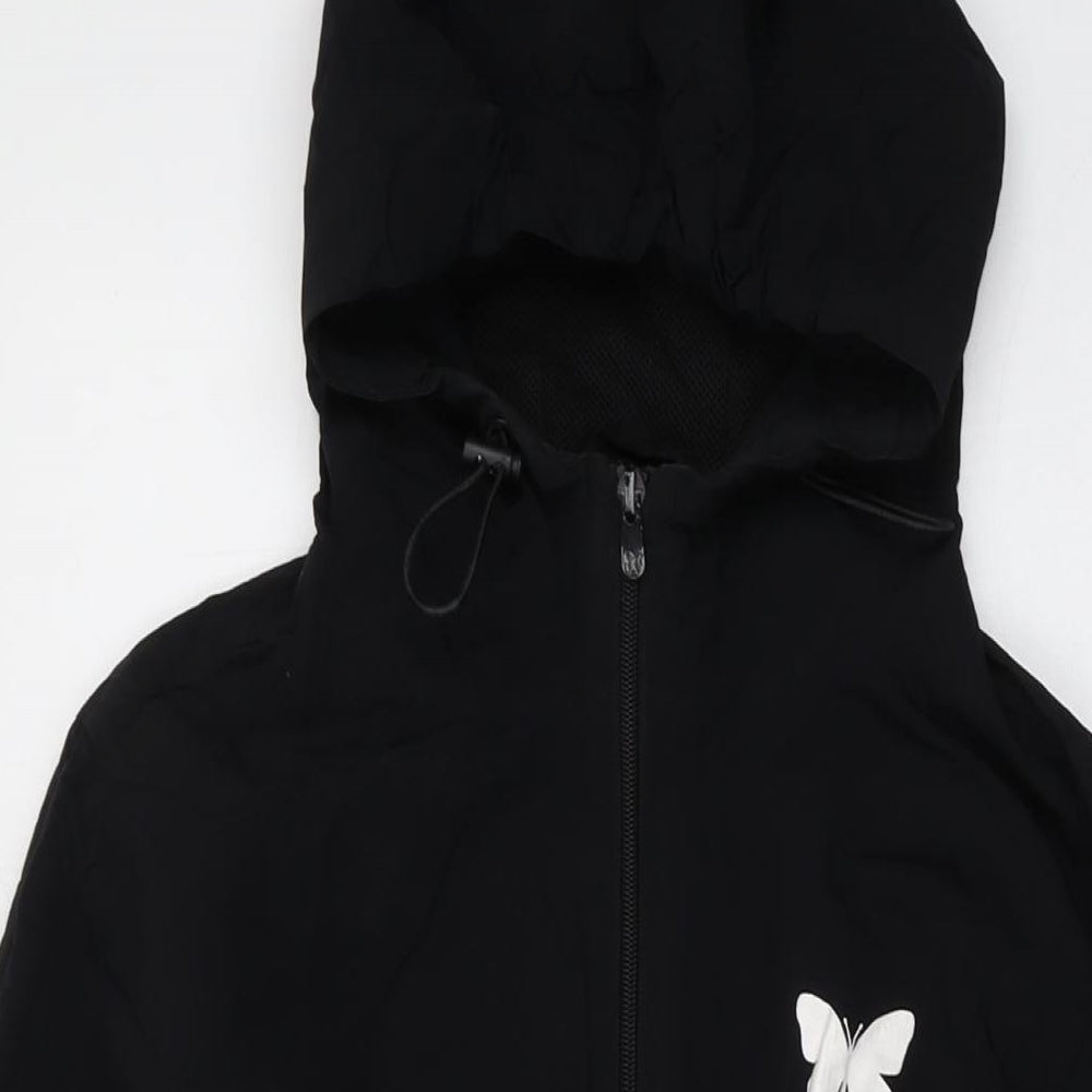 Good For Nothing Womens Black Jacket Size XS Zip