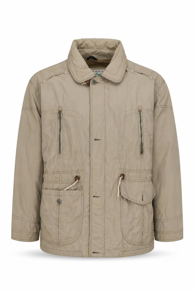 Ralph Eton Mens Beige Jacket Size L Zip