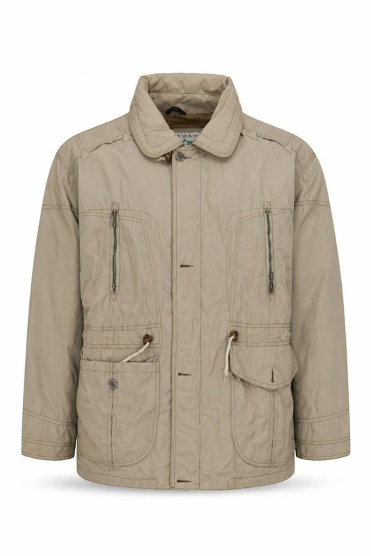 Ralph Eton Mens Beige Jacket Size L Zip