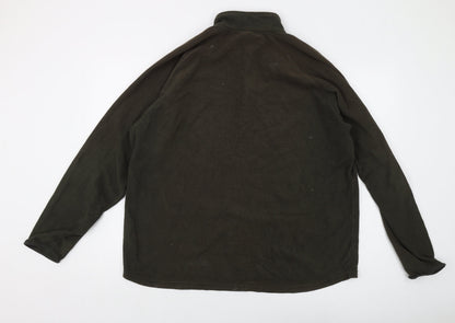 Quechua Mens Green Polyester Pullover Sweatshirt Size 2XL