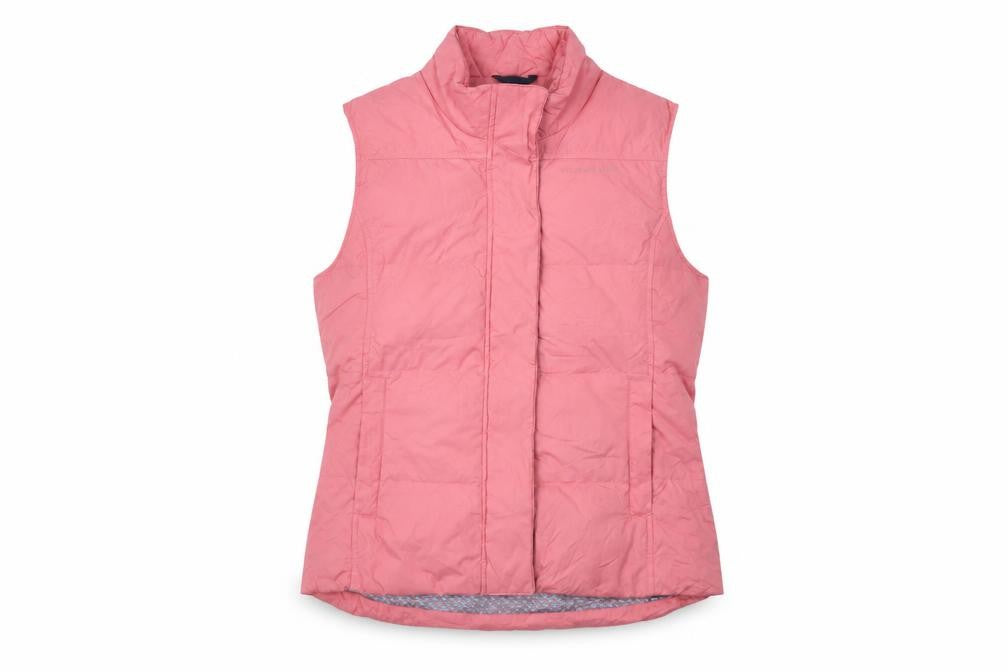 Vineyard Vines Womens Pink Gilet Waistcoat Size M Zip