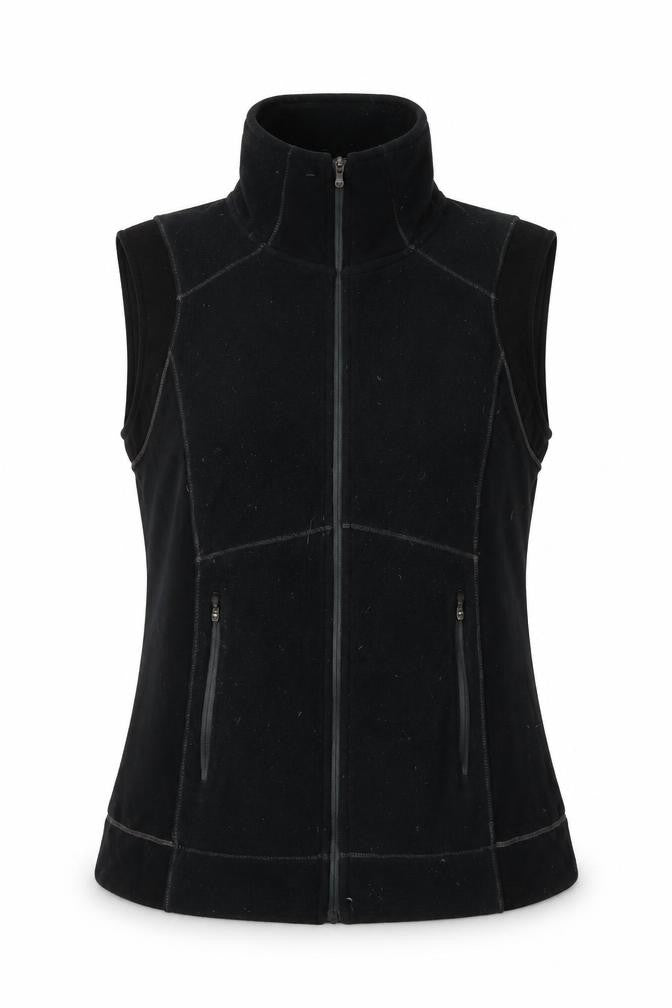 Colum Womens Black Jacket Waistcoat Size M Zip