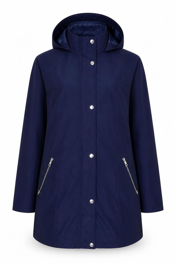 Dannimac Womens Blue Jacket Size 12 Zip