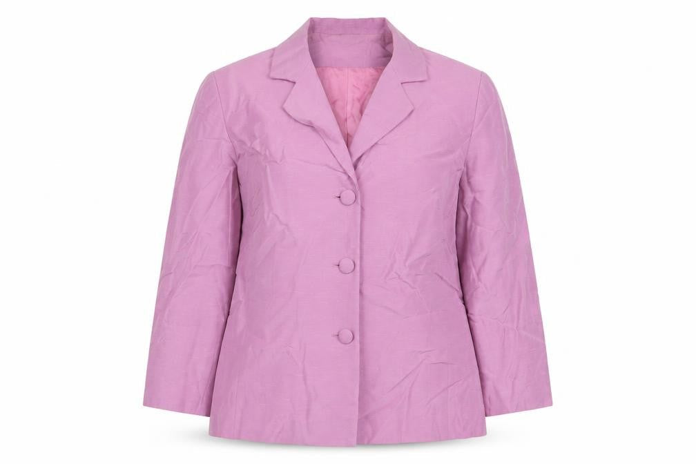 Principles Womens Purple Jacket Blazer Size 8 Button
