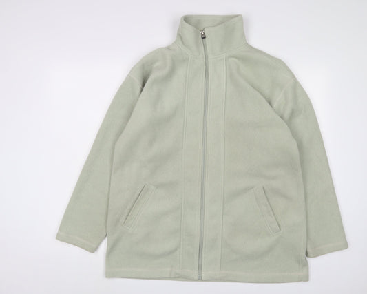FABRINO Mens Green Jacket Size M Zip