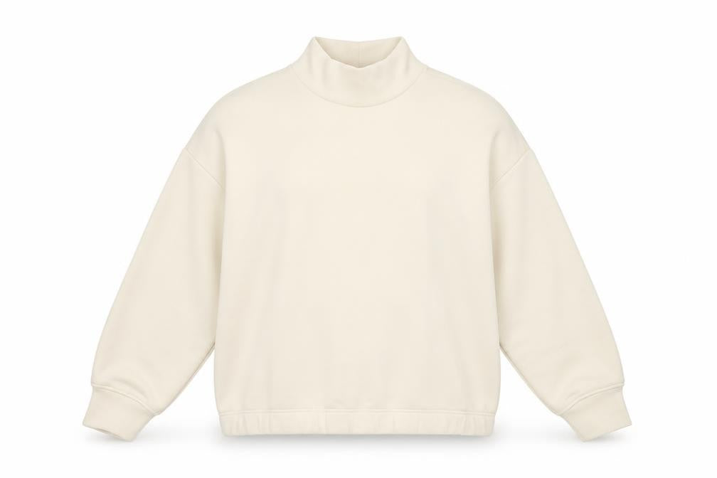 Marks & Spencer Womens Ivory Viscose Pullover Sweatshirt Size XL Pullover