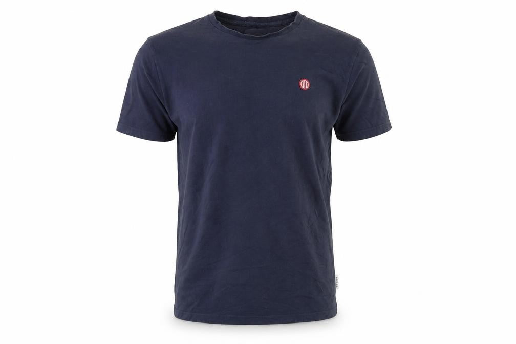 Nordam Mens Blue Cotton T-Shirt Size M Crew Neck - Logo