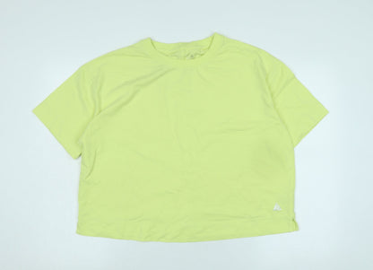 Next Womens Yellow Camel Basic T-Shirt Size L Collared